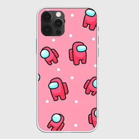 Чехол для iPhone 12 Pro Max с принтом Among Us - Розовый цвет в Екатеринбурге, Силикон |  | among us | girl | pink | амонг | девочка | детский | игра | мультяшный | паттерн | розовый | узор | эмонг ас