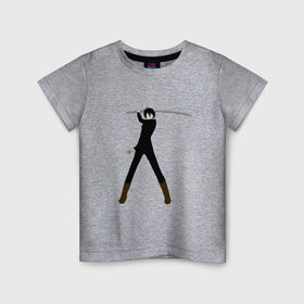 Детская футболка хлопок с принтом Ято в Екатеринбурге, 100% хлопок | круглый вырез горловины, полуприлегающий силуэт, длина до линии бедер | аниме | меч | мечник | япония