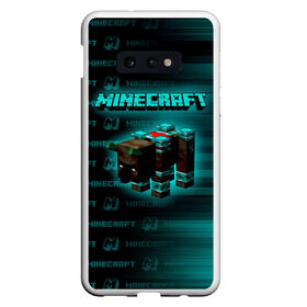 Чехол для Samsung S10E с принтом Minecraft в Екатеринбурге, Силикон | Область печати: задняя сторона чехла, без боковых панелей | minecraft | алекс | белый | блоки | ведьма | взрывчатка | визера | волк | гаст | добывать | дракон | зеленый куб | зомби | игра | крафт | крипер | кубики | лошадка | майн | майнкрафт | манкрафт | овечка | оцелот