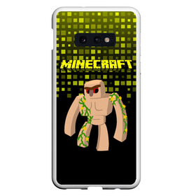 Чехол для Samsung S10E с принтом Minecraft в Екатеринбурге, Силикон | Область печати: задняя сторона чехла, без боковых панелей | minecraft | алекс | белый | блоки | ведьма | взрывчатка | визера | волк | гаст | добывать | дракон | зеленый куб | зомби | игра | крафт | крипер | кубики | лошадка | майн | майнкрафт | манкрафт | овечка | оцелот