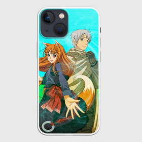 Чехол для iPhone 13 mini с принтом Волчица и пряности в Екатеринбурге,  |  | ookami to koushinryou | spice and wolf | богиня | волчица и пряности | холо | хоро