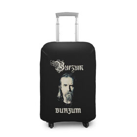 Чехол для чемодана 3D с принтом Burzum в Екатеринбурге, 86% полиэфир, 14% спандекс | двустороннее нанесение принта, прорези для ручек и колес | бородач | варг викернес | металл | музыка | музыкальный проект | музыкант | норвежская музыка | писатель | рок | рокер | тьма