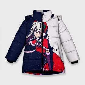 Зимняя куртка для девочек 3D с принтом Re Zero ЕХИДНА снегурочка в Екатеринбурге, ткань верха — 100% полиэстер; подклад — 100% полиэстер, утеплитель — 100% полиэстер. | длина ниже бедра, удлиненная спинка, воротник стойка и отстегивающийся капюшон. Есть боковые карманы с листочкой на кнопках, утяжки по низу изделия и внутренний карман на молнии. 

Предусмотрены светоотражающий принт на спинке, радужный светоотражающий элемент на пуллере молнии и на резинке для утяжки. | Тематика изображения на принте: 2021 | ahegao | echidna | re zero | rem | rezero | sempai | senpai | waifu | вайфу | ехидна | жизнь в альтернативном мире с нуля | жизнь с нуля | новый год | рам | ре зеро | резеро | рем | снегурочка | субару | эмилия