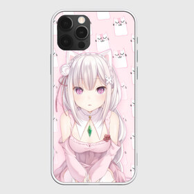 Чехол для iPhone 12 Pro Max с принтом Эмилия в Екатеринбурге, Силикон |  | anime | emilia | re zero | re: zero kara hajimeru isekai seikatsu | re: жизнь с нуля в альтернативном мире | неко | ре зеро | эмилия