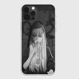 Чехол для iPhone 12 Pro Max с принтом Zero Two в Екатеринбурге, Силикон |  | darling | darling in the franxx | zero two | вайфу | зеро ту | код 002 | любимый во франксе | франкс