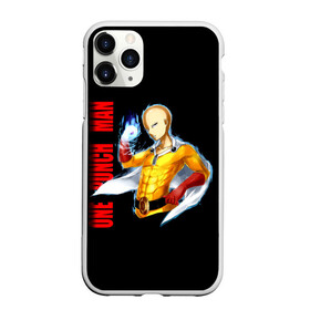 Чехол для iPhone 11 Pro Max матовый с принтом Сайтама One Punch Man в Екатеринбурге, Силикон |  | Тематика изображения на принте: anime | one punch man | аниме | анимэ | бэнг | ван панч мэн | ванпанчмен | генос | кинг | сайтама | соник | супер герой | торнадо | уан панч мен