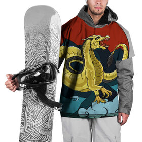 Накидка на куртку 3D с принтом Китайский дракон в Екатеринбурге, 100% полиэстер |  | Тематика изображения на принте: дракон | китайский дракон