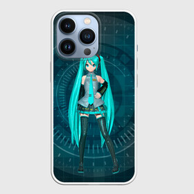 Чехол для iPhone 13 Pro с принтом Мику Хацуне в Екатеринбурге,  |  | hatsune | miku | vocaloid | вокалоид | мику | мику хацунэ | хацуне