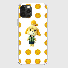 Чехол для iPhone 12 Pro Max с принтом Animal crossing - Isabelle в Екатеринбурге, Силикон |  | animal crossing | isabelle | детский | желтый | игра | изабелла | изабель | компьютерный | кроссинг | монеты | персонаж | подарок | узор | энимал кросинг