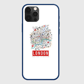 Чехол для iPhone 12 Pro Max с принтом Лондон в Екатеринбурге, Силикон |  | london | англия | биг бен | великобритания | достопримечательности | карта | лондон | путешествия | я люблю лондон