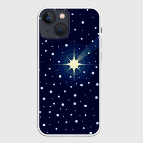 Чехол для iPhone 13 mini с принтом Загадай желание в Екатеринбурге,  |  | волшебство | звезда | зима | снег | узор