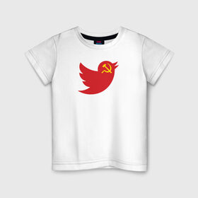 Детская футболка хлопок с принтом Team Trump в Екатеринбурге, 100% хлопок | круглый вырез горловины, полуприлегающий силуэт, длина до линии бедер | donald j. trump | team trump | trump | twitter | сша | твиттер | трамп