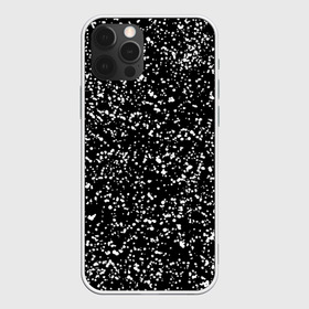 Чехол для iPhone 12 Pro Max с принтом Черно- белое в Екатеринбурге, Силикон |  | Тематика изображения на принте: капли | краска | кружочки | минимализм | точки