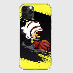 Чехол для iPhone 12 Pro Max с принтом Сайтама One Punch Man в Екатеринбурге, Силикон |  | Тематика изображения на принте: anime | one punch man | аниме | анимэ | бэнг | ван панч мэн | ванпанчмен | генос | кинг | сайтама | соник | супер герой | торнадо | уан панч мен
