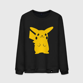 Мужской свитшот хлопок с принтом PIKACHU в Екатеринбурге, 100% хлопок |  | anime | manga | pika pika | pikachu | pokemon | аниме | желтый | мультфильм | пика пика | пикачу | покемоны | япония