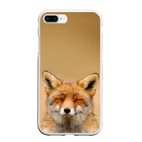 Чехол для iPhone 7Plus/8 Plus матовый с принтом Милая лисичка в Екатеринбурге, Силикон | Область печати: задняя сторона чехла, без боковых панелей | fox | foxy | животное | звери | лиса | лисенок | лисичка | милая | рыжая | фокс