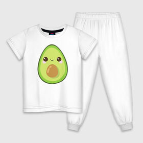 Детская пижама хлопок с принтом Avocado в Екатеринбурге, 100% хлопок |  брюки и футболка прямого кроя, без карманов, на брюках мягкая резинка на поясе и по низу штанин
 | 1 годик | love | дети | детские | любовь | малыш | малыши | ребенок