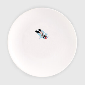 Тарелка с принтом Микки в Екатеринбурге, фарфор | диаметр - 210 мм
диаметр для нанесения принта - 120 мм | glitch | mickey | mouse | глитч | маус | микки