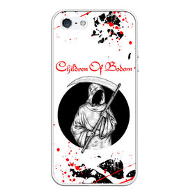 Чехол для iPhone 5/5S матовый с принтом Children of Bodom (Z) в Екатеринбурге, Силикон | Область печати: задняя сторона чехла, без боковых панелей | century media | children bodom | children of bodom | fearless records | nuclear blast | spinefarm records | алекси лайхо | дети озера | дети озера бодом | дэниел фрэйберг | жнец | мрак | хенкка сеппяля | эспоо | янн