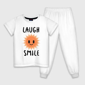 Детская пижама хлопок с принтом Солнышко в Екатеринбурге, 100% хлопок |  брюки и футболка прямого кроя, без карманов, на брюках мягкая резинка на поясе и по низу штанин
 | весна | жара | лето | маскот | минимализм | надпись