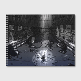 Альбом для рисования с принтом Lovecraft Лавкрафт в Екатеринбурге, 100% бумага
 | матовая бумага, плотность 200 мг. | Тематика изображения на принте: lovecraft | говард филлипс лавкрафт | ктулху | лавкрафт | филлипс лавкрафт
