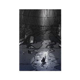 Обложка для паспорта матовая кожа с принтом Lovecraft / Лавкрафт в Екатеринбурге, натуральная матовая кожа | размер 19,3 х 13,7 см; прозрачные пластиковые крепления | lovecraft | говард филлипс лавкрафт | ктулху | лавкрафт | филлипс лавкрафт