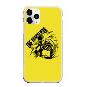 Чехол для iPhone 11 Pro матовый с принтом Сайтама One Punch Man в Екатеринбурге, Силикон |  | Тематика изображения на принте: anime | one punch man | аниме | анимэ | бэнг | ван панч мэн | ванпанчмен | генос | кинг | сайтама | соник | супер герой | торнадо | уан панч мен