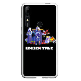 Чехол для Honor P Smart Z с принтом Undertale в Екатеринбурге, Силикон | Область печати: задняя сторона чехла, без боковых панелей | game | games | undertale | андертеил | андертэйл | игра | игры | приключения | скелет