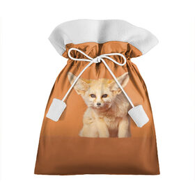 Подарочный 3D мешок с принтом Забавный лисенок в Екатеринбурге, 100% полиэстер | Размер: 29*39 см | fox | foxy | животное | звери | лиса | лисенок | лисичка | милая | рыжая | фокс
