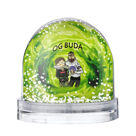 Снежный шар с принтом Репер - OG Buda в Екатеринбурге, Пластик | Изображение внутри шара печатается на глянцевой фотобумаге с двух сторон | lil melon | og buda | seemee. | оджи буда | репер | рэп исполнитель | федук