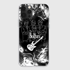 Чехол для iPhone 12 Pro Max с принтом The Beatles в Екатеринбурге, Силикон |  | beatles | music | retro | rock | битлз | гитара | джон леннон | джордж харрисон | дым | логотипы групп | музыка | песни | пол маккартини | ретро | ринго старр | рок группа | рокерские | старый рок | черно белый