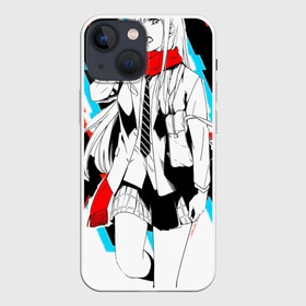 Чехол для iPhone 13 mini с принтом two XX run в Екатеринбурге,  |  | 002 | 02 | darling in the franxx | zero two | zero two and hiro | любимый во франксе | милый во франксе | ноль два | франкс | хиро