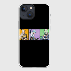 Чехол для iPhone 13 mini с принтом Genshin Impact   Полоса в Екатеринбурге,  |  | Тематика изображения на принте: genshin impact | анимэ | все персонажи | геншин | герои genshin | игра | квадраты | компьютерная | магический | персонаж | подарок | черный