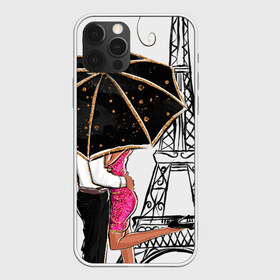 Чехол для iPhone 12 Pro Max с принтом Хочу в Париж в Екатеринбурге, Силикон |  | tegunvteg | башня | любовь | путешествия