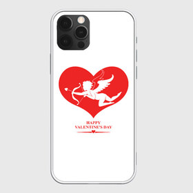 Чехол для iPhone 12 Pro Max с принтом Happy Valentines Day в Екатеринбурге, Силикон |  | 14 февраля | love | valentines day | амур | валентинка | вторая половинка | день всех влюбленных | купидон | любовь | отношения | подарок любви | поцелуй | праздник любви | романтика | свидание | сердечки