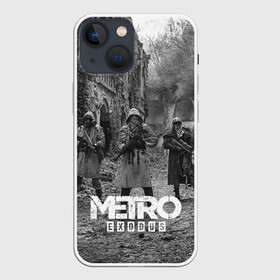 Чехол для iPhone 13 mini с принтом Metro Exodus в Екатеринбурге,  |  | 2033 | exodus | metro | metro 2033 | metro exodus | stalker | апокалипсис | диггер | дигеры | метро | разрушка | эпидемия