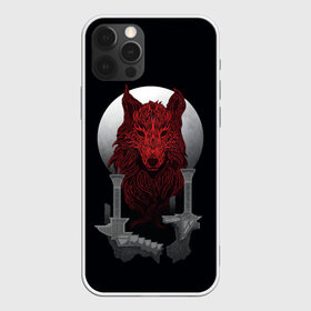 Чехол для iPhone 12 Pro Max с принтом Луна и волк в Екатеринбурге, Силикон |  | animals | wolf | волк | волки | животные | звери | зверь | одиночество | одиночка | пёс | собака