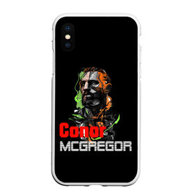 Чехол для iPhone XS Max матовый с принтом McGregor в Екатеринбурге, Силикон | Область печати: задняя сторона чехла, без боковых панелей | conor mcgregor | conor mcgregor lettering | fighter | ireland | irish flag | print conor mcgregor | ufc | ufc fighter | боец | боец ufc | ирландия | ирландский флаг | конор макгрегор | надпись конор макгрегор | принт конор макгрегор