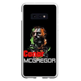 Чехол для Samsung S10E с принтом McGregor в Екатеринбурге, Силикон | Область печати: задняя сторона чехла, без боковых панелей | conor mcgregor | conor mcgregor lettering | fighter | ireland | irish flag | print conor mcgregor | ufc | ufc fighter | боец | боец ufc | ирландия | ирландский флаг | конор макгрегор | надпись конор макгрегор | принт конор макгрегор