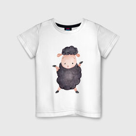 Детская футболка хлопок с принтом Бараш в Екатеринбурге, 100% хлопок | круглый вырез горловины, полуприлегающий силуэт, длина до линии бедер | бараш | любовь | парные | розовый