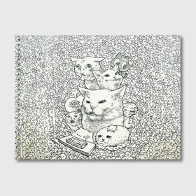 Альбом для рисования с принтом Коты мемы кошки в Екатеринбурге, 100% бумага
 | матовая бумага, плотность 200 мг. | киса | киска | коты | кошечки | кошка | кошки | мем | мем кот и девушки | мем с котом | мем с кошкой | мемы