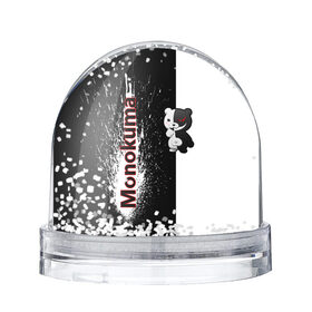 Снежный шар с принтом Monokuma в Екатеринбурге, Пластик | Изображение внутри шара печатается на глянцевой фотобумаге с двух сторон | monokuma | игра | медведь | монокума | плюшевый | робот