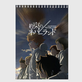 Скетчбук с принтом The promised neverland (Z) в Екатеринбурге, 100% бумага
 | 48 листов, плотность листов — 100 г/м2, плотность картонной обложки — 250 г/м2. Листы скреплены сверху удобной пружинной спиралью | promised neverland | the promised neverland | yakusoku no neverland | неверленд | обещанная страна | обещанная страна грёз | обещанный неверленд | якусоку но нэба