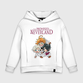 Детское худи Oversize хлопок с принтом The Promised Neverland (Z) в Екатеринбурге, френч-терри — 70% хлопок, 30% полиэстер. Мягкий теплый начес внутри —100% хлопок | боковые карманы, эластичные манжеты и нижняя кромка, капюшон на магнитной кнопке | promised neverland | the promised neverland | yakusoku no neverland | неверленд | обещанная страна | обещанная страна грёз | обещанный неверленд | якусоку но нэба