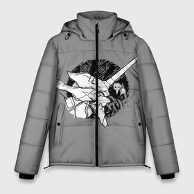 Мужская зимняя куртка 3D с принтом Евангилион в Екатеринбурге, верх — 100% полиэстер; подкладка — 100% полиэстер; утеплитель — 100% полиэстер | длина ниже бедра, свободный силуэт Оверсайз. Есть воротник-стойка, отстегивающийся капюшон и ветрозащитная планка. 

Боковые карманы с листочкой на кнопках и внутренний карман на молнии. | Тематика изображения на принте: anime | eva | evangelion | nerv | аниме | анимэ | ева | евангилион | нерв | роботы | рэй | синдзи | япония