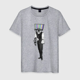 Мужская футболка хлопок с принтом Убийца времени в Екатеринбурге, 100% хлопок | прямой крой, круглый вырез горловины, длина до линии бедер, слегка спущенное плечо. | игры | компьютер | прокастинация | телевизор | телефон