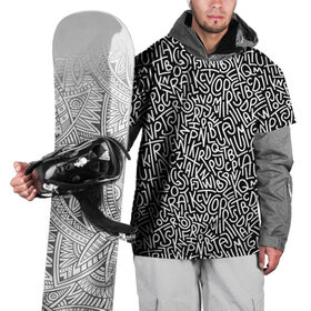 Накидка на куртку 3D с принтом Grunge в Екатеринбурге, 100% полиэстер |  | texture | анархия | буквы | иероглифы | иллюзии | мозайка | надпись | оптические | паттерн | перья | полосы | слова | текстура | узор | фигуры | чб