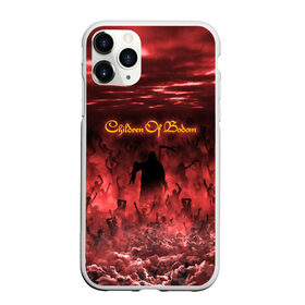 Чехол для iPhone 11 Pro матовый с принтом Children of Bodom в Екатеринбурге, Силикон |  | cobhc | death | metal | дым | концерт | метал | рок | толпа