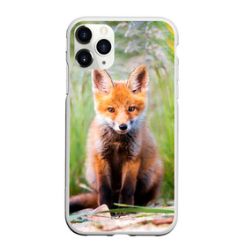 Чехол для iPhone 11 Pro матовый с принтом Лисичка в Екатеринбурге, Силикон |  | fox | foxy | животное | звери | лиса | лисенок | лисичка | милая | рыжая | фокс