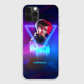 Чехол для iPhone 12 Pro Max с принтом Cyberpunk 2077 в Екатеринбурге, Силикон |  | cyberpunk 2077 | игра | киберпанк | компьютерная | космос | неоновый | панк | персонаж | подарок | фиолетовый